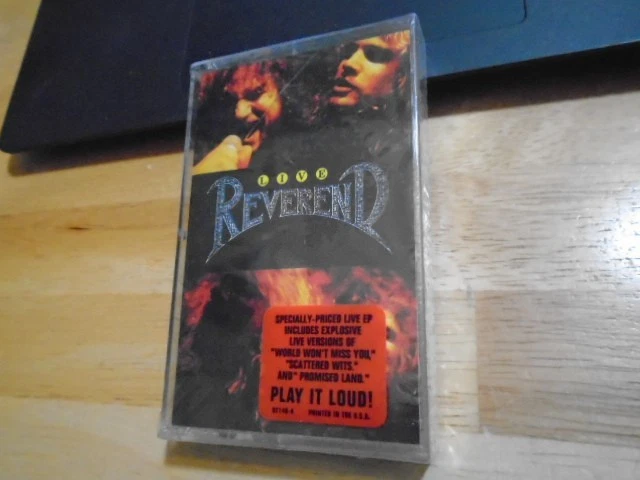 SEALED RARE Reverend CASSETTE TAPE Live thrash Metal Church DAVID WAYNE Heathen - Image 1 of 3