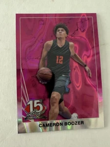 Cameron Boozer 2025 Leaf 15th National NSCC Anniversary 1990 #90B-23 #'d 3/8 - Bild 1 von 3