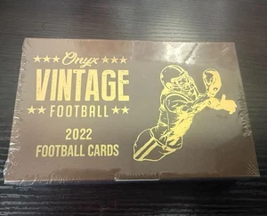 2022 Onyx Vintage Football Sealed Hobby Box - 2 Autos Per Box - Picture 1 of 2