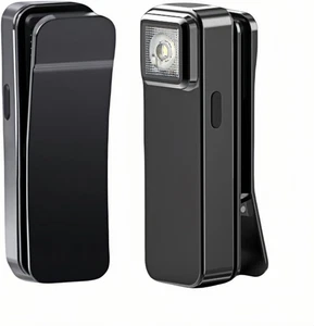 LED Luce Di Emergenza a Clip, 300 Lumen IPX4 Mini Torcia, Torcia EDC Con 6 Modal - Foto 1 di 12