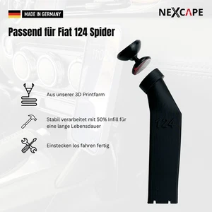 Handyhalter für Fiat 124 Spider – Passgenau & Werkzeuglos | NEXCAPE - Picture 1 of 3