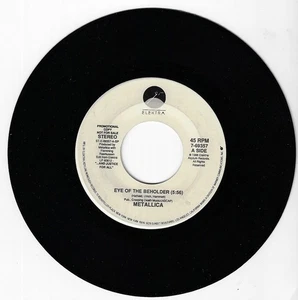 Metallica Eye of the Beholder 7” Vinyl record Elektra 7-69357 Misprint WLP - Picture 1 of 2