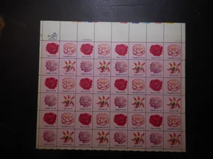 Scott 1876-79, 18 cent, Flower, Sheet - Picture 1 of 2