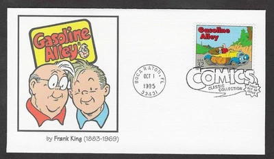 #3000h 32c Comic Strip Classics -Gasoline Alley by Frank King-Fleetwood FDC - Image 1 of 2