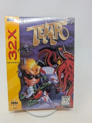 Sega 32X Tempo Brand New Sealed - Very Nice - Rare - Image 1 of 4