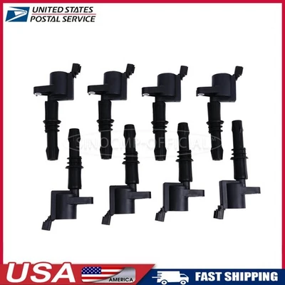 8pcs Ignition Coils Fit For Ford Expedition F150 2004 2005 2006 2007 2008 DG511 - Image 1 of 4
