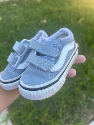 Vans Baby размер 4 светло-синий старый skool  - Изображение 1 из 4