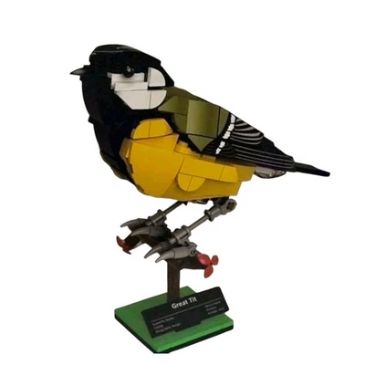 Blue Brixx Pro 107676 Kohlmeise Great Tit 221 Pcs