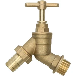 Manguera de 3/4" babero grifo latón suministro de agua al aire libre barba resistente a la intemperie - Imagen 1 de 4