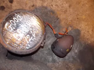 Allis Chalmers AC D14 tractor front light + red bullet rear light - Picture 1 of 7