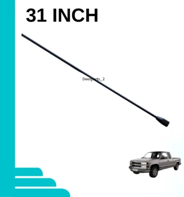 Antena 31" negra para Chevrolet Express 3500 1996-2024 hembra Foto 1 de 4