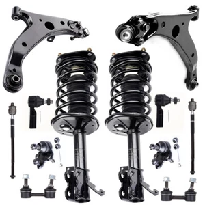 For 1996-2002 Toyota Corolla Front Struts w/ Springs Control Arms Tie Rods Kit - Picture 1 of 1