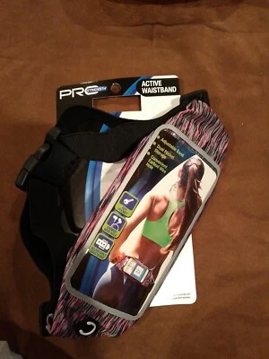 PRO Strength Active Waistband Smartphone Holder W/ Key Pocket & Earbud wire hole - Image 1 of 4