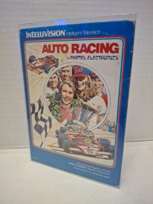 Auto Racing (Intellivision, 1980) CIB + Clear Protective Box ,booklet - Image 1 of 4