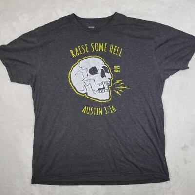 Camisa Stone Cold Steve Austin Para Hombres XXL WWE WWF Wrestling Attitude 316 Skull Hell Foto 1 de 4