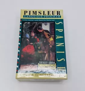 Pimsleur Language Program Spanish 4 CASSETTES Simon & Schuster - Totally Audio - Imagen 1 de 5