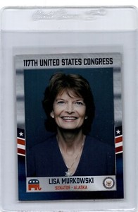 2021 United States Congress Fascinating Cards Chrome Alaska Lisa Murkowski