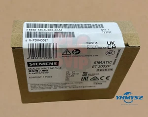 SIEMENS 6ES7134-6JD00-0CA1 SIMATIC ET200SP Analog Input Module 1PCS New - Picture 1 of 9