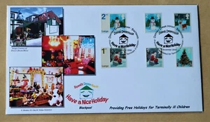 NAVIDAD 2006 SHERIDAN EDICIÓN LIMITADA 22/64 FDC DONNA'S DREAM HOUSE BLACKPOOL H/S - Imagen 1 de 2