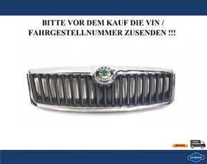 Rejilla radiador rejilla radiador 1Z0853661A negro/cromo para Skoda Octavia II 09-13  - Imagen 1 de 3