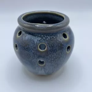 Art Pottery Wildflower Vase T.B. Pots Hand Painted Made In Maine Beautiful Mini - Picture 1 of 7