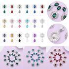 Sparkling Crystal Brooch Sewing Button Alloy Rhinestone Scrapbooking Pendant