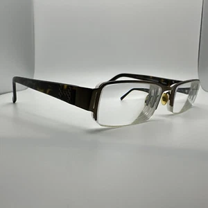 COLOURS by ALEXANDER JULIAN EYEGLASSES FRAME DUROY BROWN 53-19-140 Half Rim R750 - Picture 1 of 20