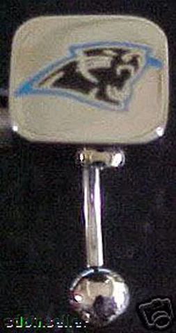 CAROLINA PANTHERS LOGO NAVEL BELLY RING Cover