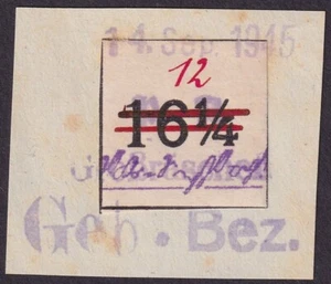 Lokalausg. Grossräschen Mi.Nr V 26 U Briefstück geprüft BPP Mi.Wert 600 € (725) - Bild 1 von 2