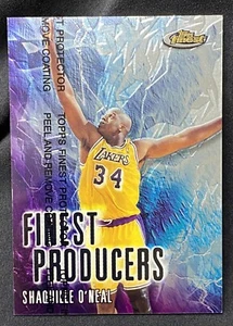 1999 Topps Finest #FP1 Shaquille O'Neal - Finest Producers mit Schutzbeschichtung - Bild 1 von 7