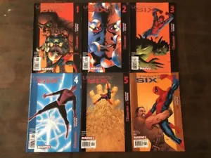 Ultimate Six 1 2 3 4 5 6 Marvel Run of 7 Missing 7 2003 Bendis Hairsine - Imagen 1 de 7