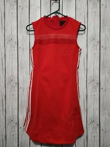 Adidas Original 83-C Red Dress "Blue Version" Sz 2 Better Scarlet Activewear Zip - Picture 1 of 14