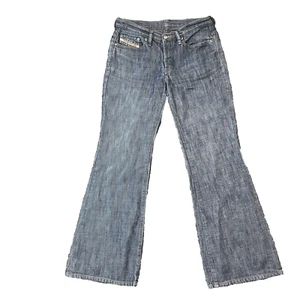 Jeans donna Diesel vintage svasato bootcut blu chiaro lavato sbiadito W29 L30 Daze - Foto 1 di 11