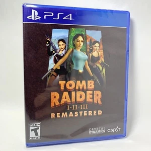 Tomb Raider I-III Remastered - PS4 (Playstation 4 New, Sealed) - Picture 1 of 12