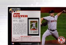 2007 BOSTON RED SOX WORLD SERIES CHAMPIONS   JON LESTER   STAMP / PAGE