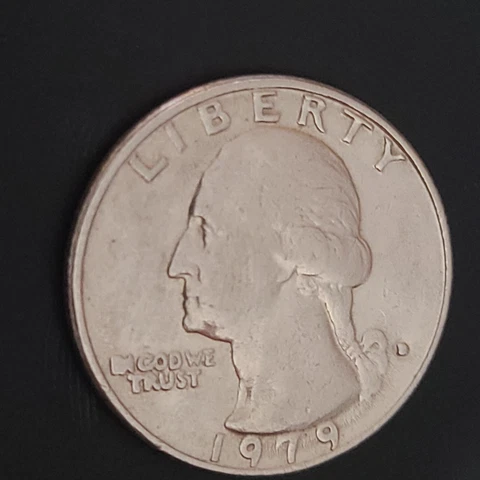 1979 Washington Quarter Filled D Mint Mark Error Cover