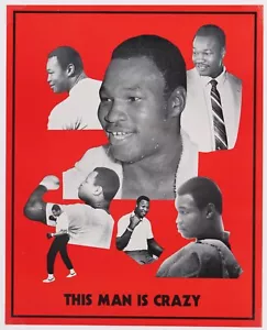 1978-1985 Larry Holmes "This Man Is Crazy" 14x17 Poster - Picture 1 of 1