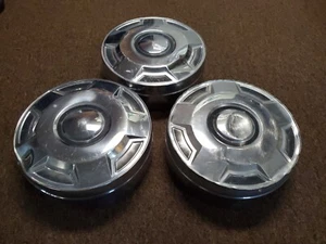 1976-1991 Ford F150 Truck Bronco E150 Van Dog Dish Hub Cap Hubcap 4x4 Set of 3 - Picture 1 of 11