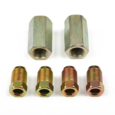 10mm Brake Pipe Connector 3/16" Female+Male Fittings Accessory Nuts New - Image 1 of 4