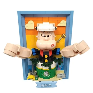 Pantasy Popeye The Sailor 3D Portrait Set 8" 99% Complete Missing Box EUC - Bild 1 von 10