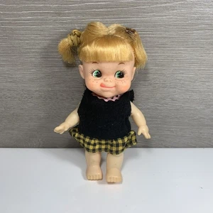 1960er Forsum Puppe # 784 Japan 7 Zoll grüne Augen rote Haare - Bild 1 von 7