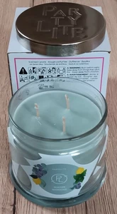 PartyLite 3Docht-Duftwachsglas:"Winter Morning"Lavendel/Eukalyptus/Minze NEU OVP - Bild 1 von 3