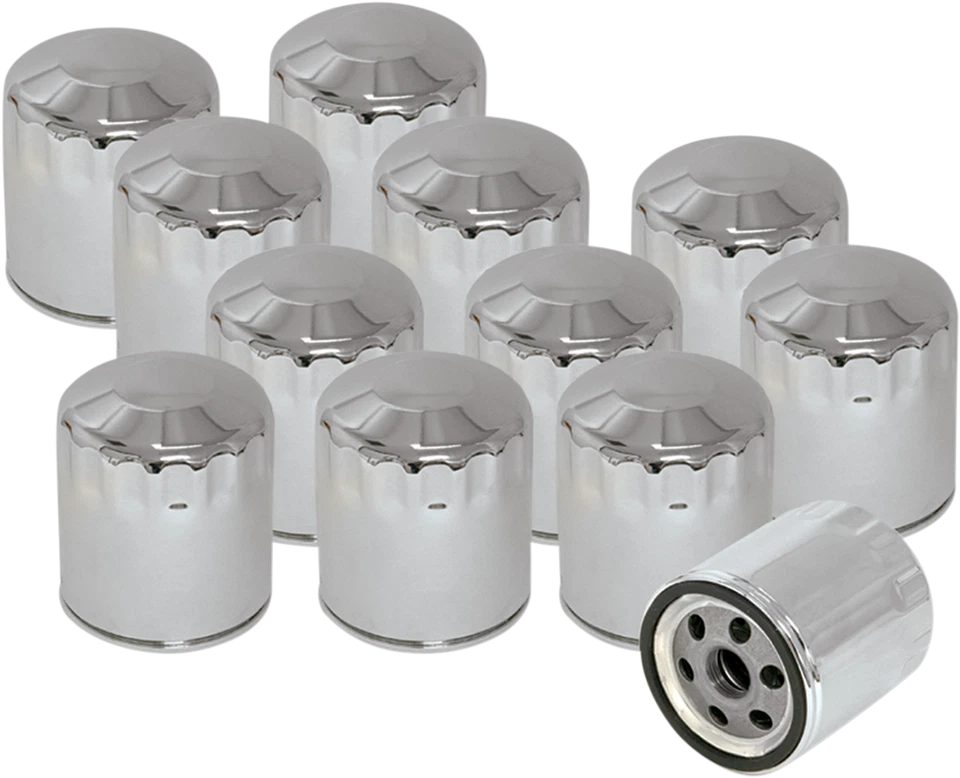Filtros de aceite S & S Cycle Chrome 12pk 310-0240 Foto 1 de 1