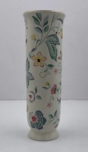 Vintage Judith erhebt Seidenblumen Otagiri Blumenvase gold vergoldet - Bild 1 von 6