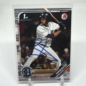 Riley Greene SIGNIERT 2019 Bowman Draft BD-50 Detroit Tigers JSA Authentifizierung - Bild 1 von 3