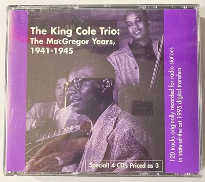 NAT KING COLE TRIO The MacGregor Years 1941-1945 Oscar Moore 4 x CD box set Foto 1 de 2