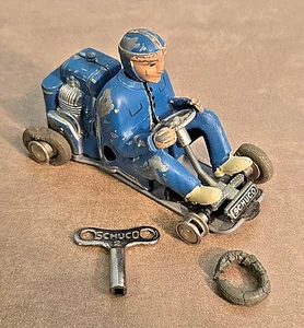 De colección Schuco Go Kart Micro Racer No. 1035 Azul Años 60 Hecho en Alemania Occidental - Imagen 1 de 5