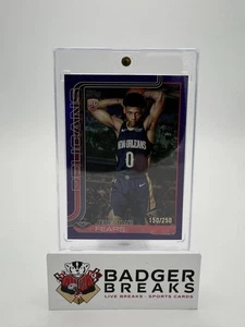 Jeremiah Fears 2025-26 Topps Flagship RC Purple Holo Foil /250 #207 Pelicans RJ - Picture 1 of 2