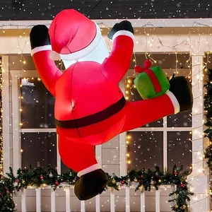 Joyfy 6 Fuß beleuchteter Weihnachtsmann Weihnachten aufblasbar - Bild 1 von 4