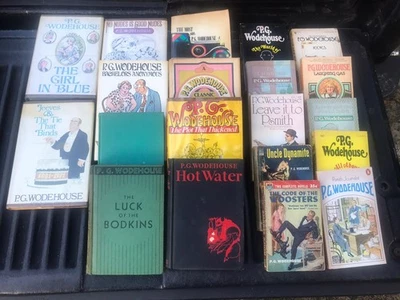P.G. WODEHOUSE  Vintage Mixed Book Lot of 20 Paperbacks & Hardbacks Jeeves - Image 1 of 4